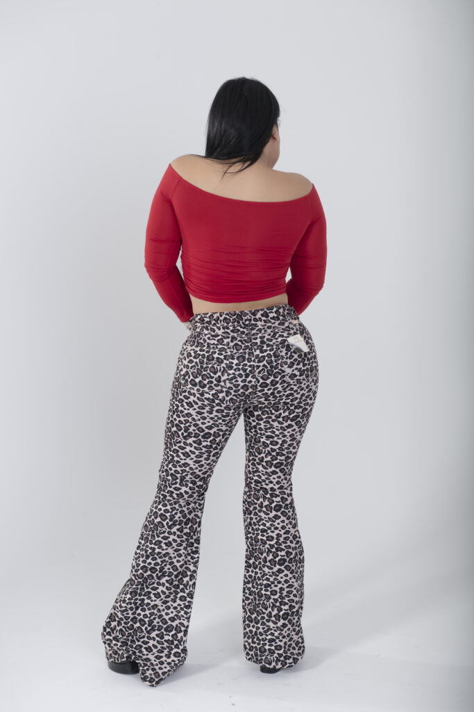 Pant bota ancha animal print - Imagen 2